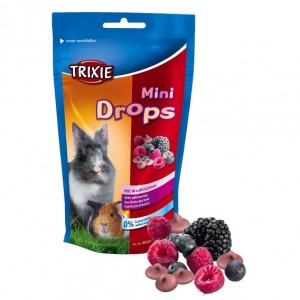 TRIXIE MINI DROPS FRUTTI DI BOSCO 75 GR 